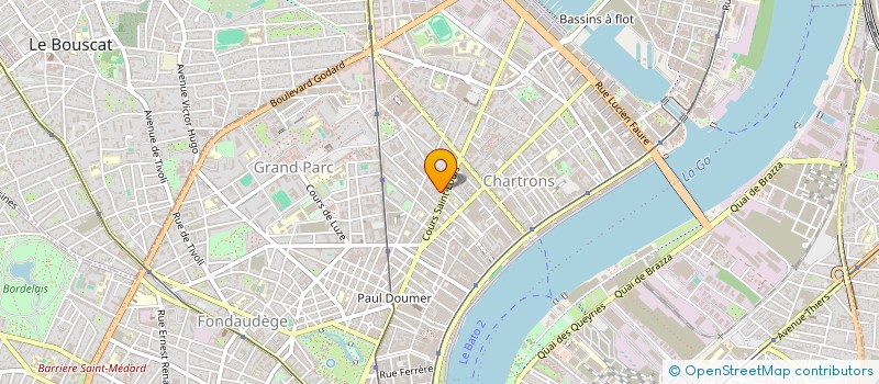 localisation de l'entreprise LES ATELIERS  BORDEAUX