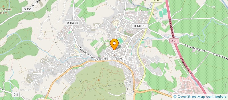 localisation de l'entreprise LES ATELIERS à CLERMONT-L'HERAULT