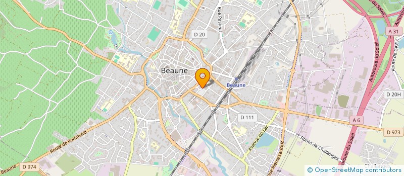 localisation de l'entreprise LES ATELIERS à BEAUNE