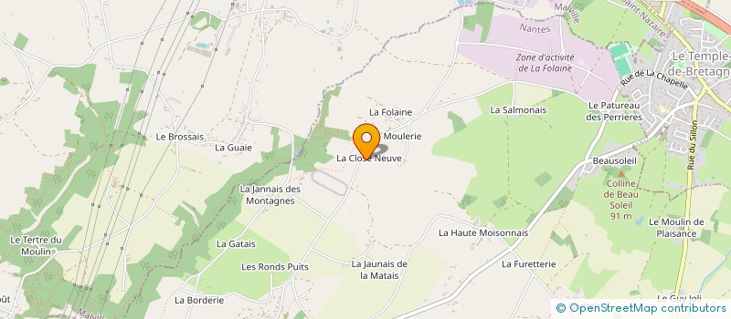 localisation de l'entreprise LES ATELIERS  CORDEMAIS