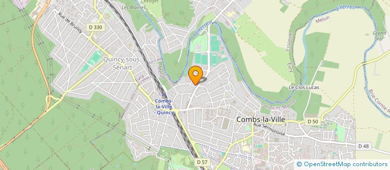 localisation de l'entreprise LES ATELIERS à COMBS-LA-VILLE