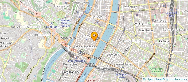 localisation de l'entreprise LES ATELIERS  LYON