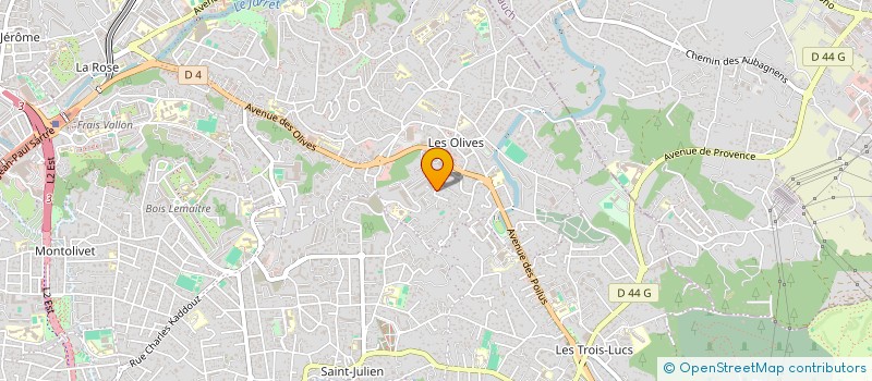 localisation de l'entreprise LES ATELIERS  MARSEILLE