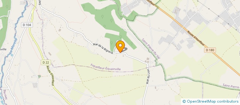 localisation de l'entreprise LES ATELIERS  FIQUEFLEUR-EQUAINVILLE