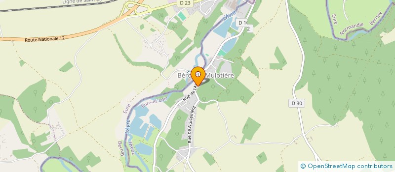 localisation de l'entreprise LES ATELIERS à BEROU-LA-MULOTIERE