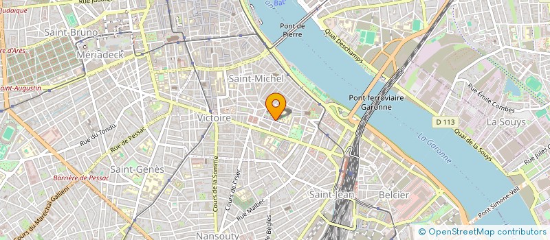 localisation de l'entreprise LES ATELIERS A CIEL OUVERT à BORDEAUX