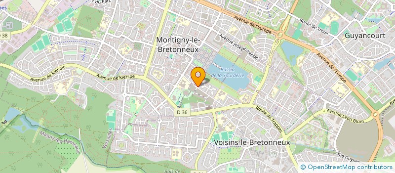 localisation de l'entreprise LES ATELIERS A LA FRANCAISE à VOISINS-LE-BRETONNEUX
