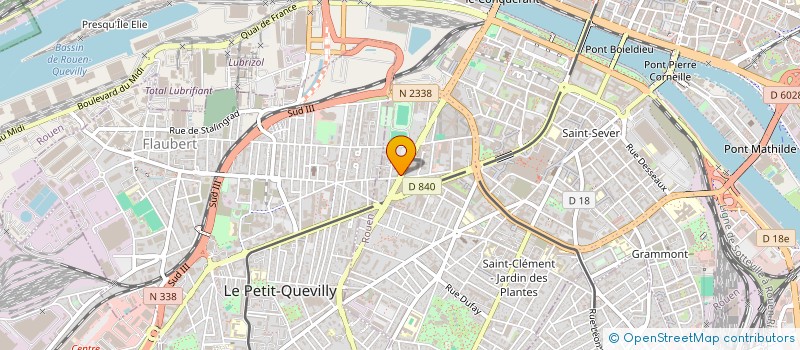 localisation de l'entreprise LES ATELIERS ACCES AUX DROITS  ROUEN