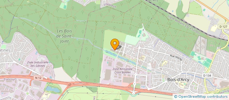 localisation de l'entreprise LES ATELIERS ASA  BOIS-D'ARCY