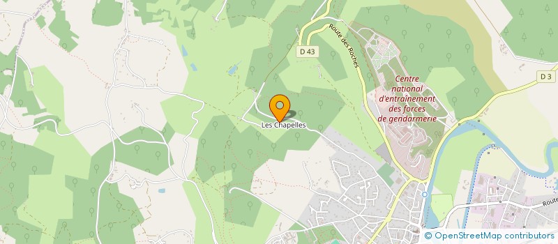 localisation de l'entreprise LES ATELIERS AURORA  SAINT-ASTIER