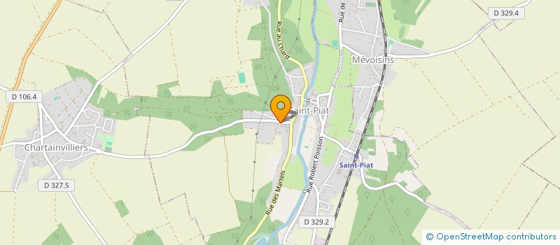 localisation de l'entreprise LES ATELIERS BEATRICE ET JOEL LOINARD à SAINT-PIAT