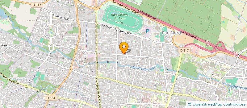 localisation de l'entreprise LES ATELIERS BIEN ETRE à PAU