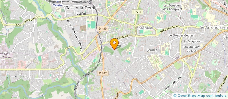 localisation de l'entreprise LES ATELIERS BLEU CERISE à LYON