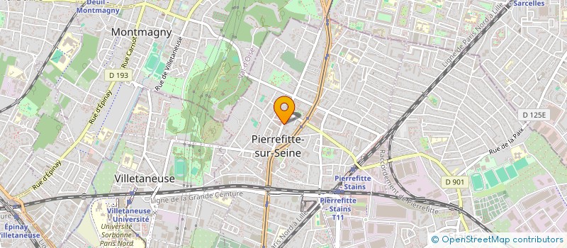 localisation de l'entreprise LES ATELIERS BOHEMES à PIERREFITTE-SUR-SEINE