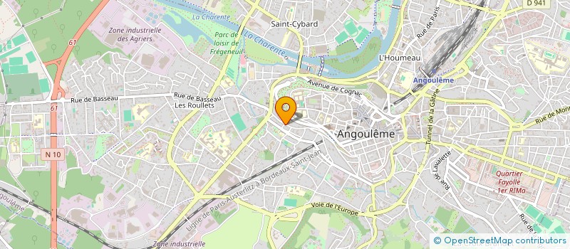 localisation de l'entreprise LES ATELIERS BOYER à ANGOULEME