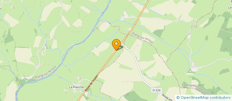 localisation de l'entreprise LES ATELIERS BURGONDES  LAIZY