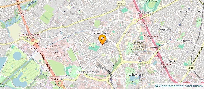 localisation de l'entreprise LES ATELIERS CLAUDE CHASSAGNY à TOULOUSE