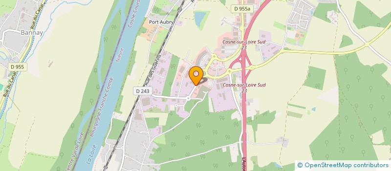 localisation de l'entreprise LES ATELIERS COMPLEMENTAIRES à COSNE-COURS-SUR-LOIRE