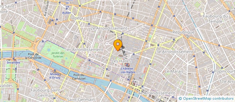localisation de l'entreprise LES ATELIERS CONTEMPORAINS à PARIS