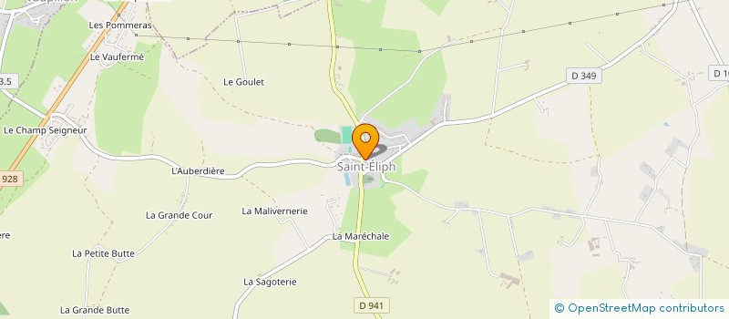 localisation de l'entreprise LES ATELIERS CREANATURE à SAINT-MAURICE-SAINT-GERMAIN