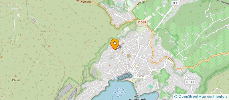 localisation de l'entreprise LES ATELIERS CUISINE DE VALSO  CASSIS