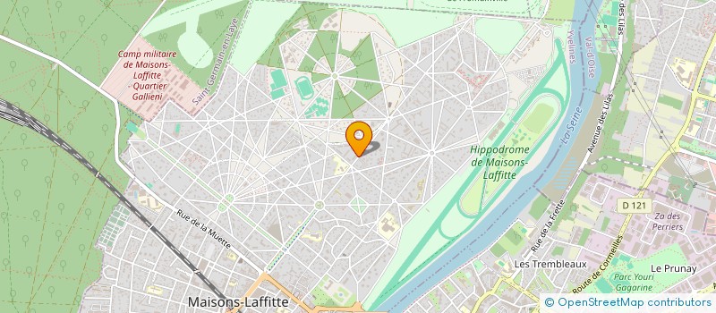 localisation de l'entreprise LES ATELIERS D'ALICIA  MAISONS-LAFFITTE