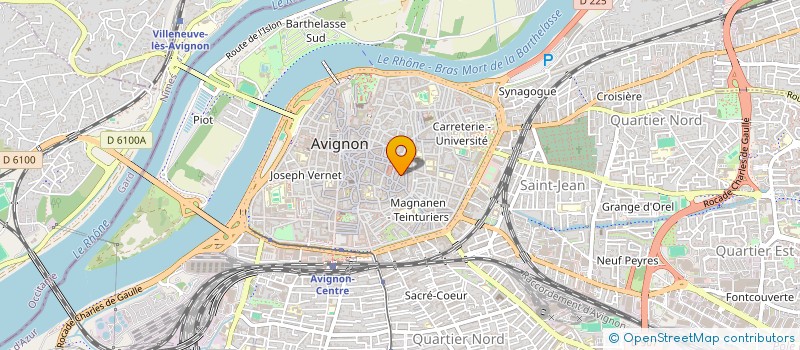 localisation de l'entreprise LES ATELIERS D'AMPHOUX  AVIGNON