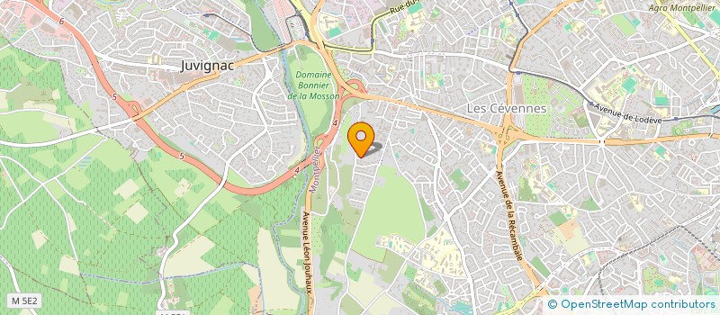 localisation de l'entreprise LES ATELIERS D ARGANE à MONTPELLIER