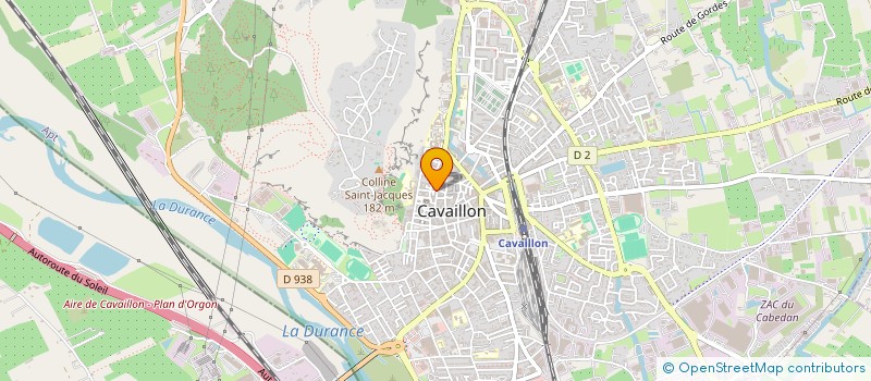 localisation de l'entreprise LES ATELIERS D ARTS PLASTIQUES  CAVAILLON