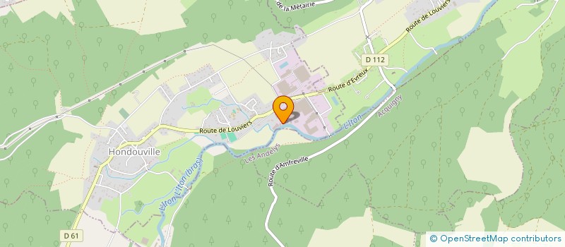 localisation de l'entreprise LES ATELIERS D'AUTREFOIS à ACQUIGNY