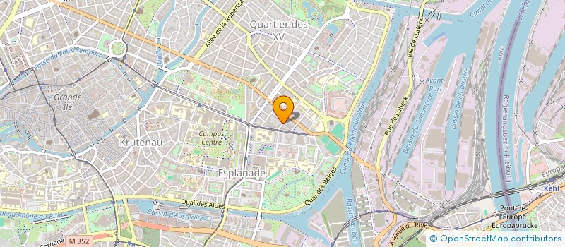 localisation de l'entreprise LES ATELIERS D'EDEN à STRASBOURG