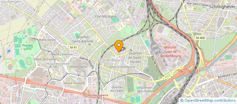 localisation de l'entreprise LES ATELIERS D'ELSA à STRASBOURG