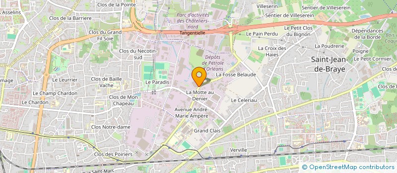 localisation de l'entreprise LES ATELIERS D ENNOBLISSEMENT à SAINT-JEAN-DE-BRAYE