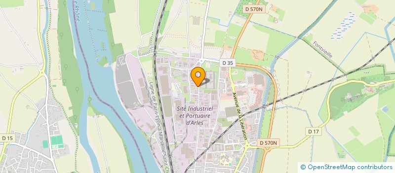 localisation de l'entreprise LES ATELIERS D'OR à ARLES