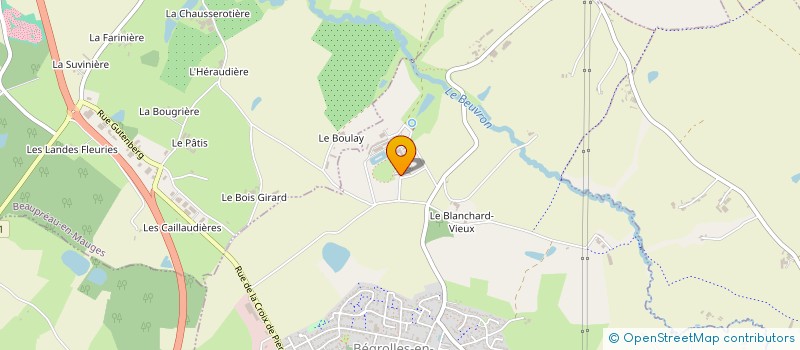 localisation de l'entreprise LES ATELIERS DE BELLEFONTAINE à BEGROLLES-EN-MAUGES