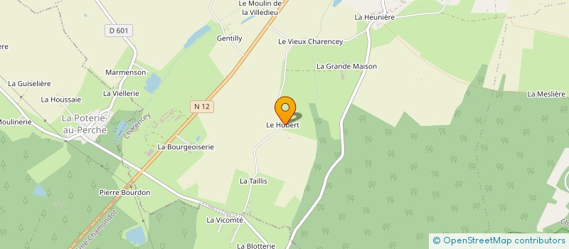 localisation de l'entreprise LES ATELIERS DE CAMILLE à CHARENCEY