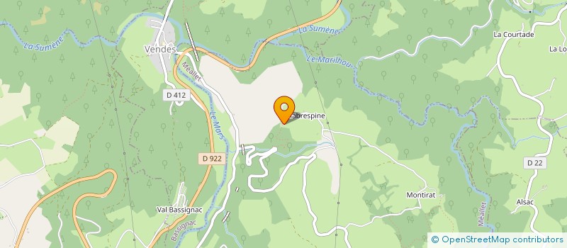 localisation de l'entreprise LES ATELIERS DE CHABRESPIE à ARCHES