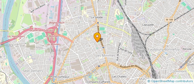 localisation de l'entreprise LES ATELIERS DE CHOUF TOLOSA à TOULOUSE