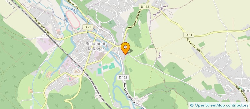 localisation de l'entreprise LES ATELIERS DE CORALENE à BEAUMONT-LE-ROGER