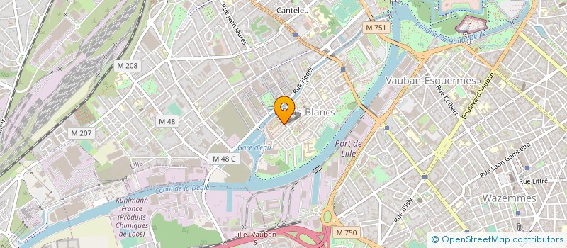localisation de l'entreprise LES ATELIERS DE CRECHAPPY à LILLE