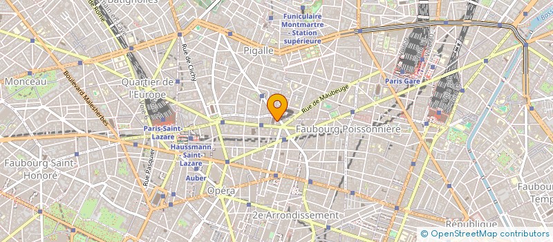 localisation de l'entreprise LES ATELIERS DE CRIBEAU  PARIS