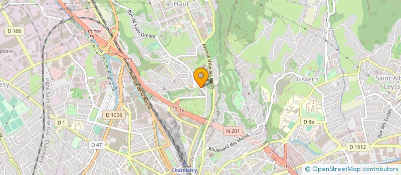 localisation de l'entreprise LES ATELIERS DE DEFI  CHAMBERY