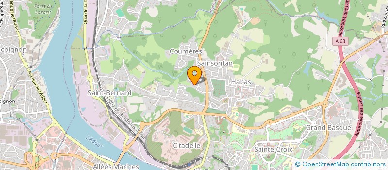 localisation de l'entreprise LES ATELIERS DE FANNY LA PLUME à BAYONNE