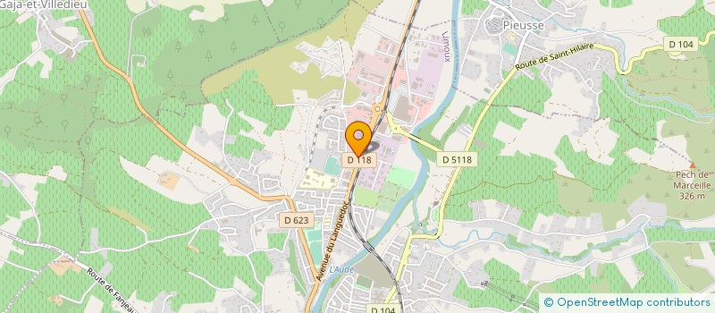 localisation de l'entreprise LES ATELIERS DE FLASSIAN à LIMOUX