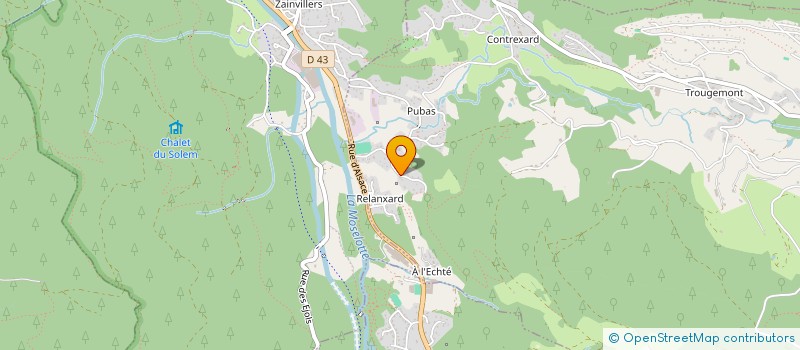 localisation de l'entreprise LES ATELIERS DE FONTAINE à SAPOIS
