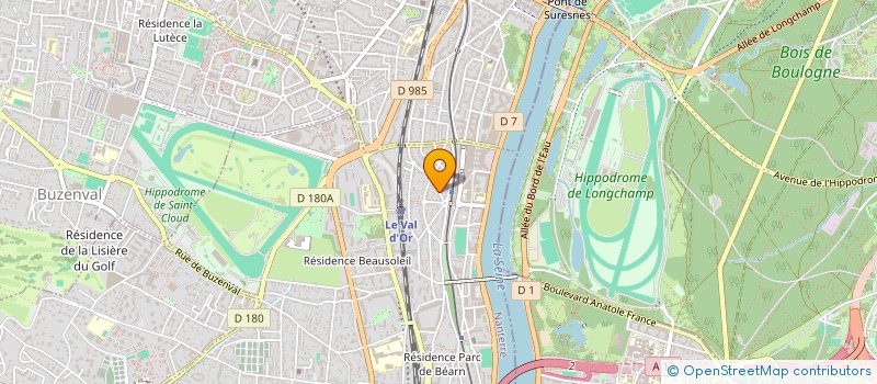 localisation de l'entreprise LES ATELIERS DE FOUGEROLLES à SAINT-CLOUD