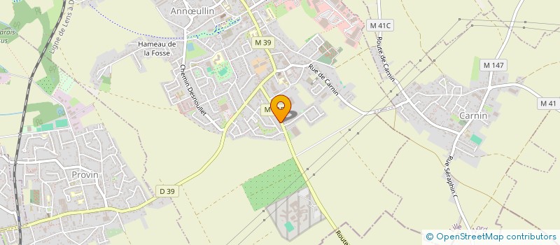 localisation de l'entreprise LES ATELIERS DE FRANCE  ANNULLIN