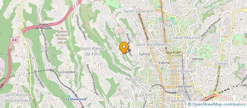 localisation de l'entreprise LES ATELIERS DE GAGNY à NICE