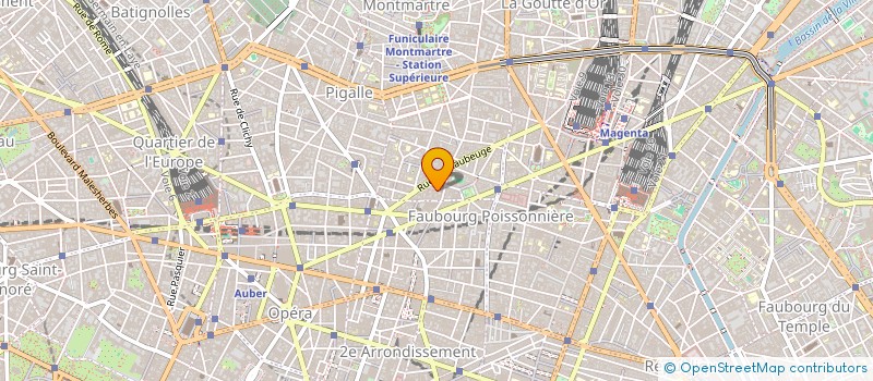 localisation de l'entreprise LES ATELIERS DE GRANGERMONT  PARIS