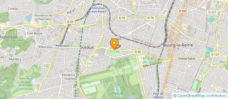 localisation de l'entreprise LES ATELIERS DE L'ARNISON à SCEAUX
